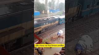 Eid Cattle Market Beside the Railway Track |Busy Rail Line Market Scene in Bangladesh #shorts #train