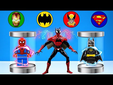 Spider-man Capture Bad Guys Bank Robbery In Spider-verse | Lego Stop Motion