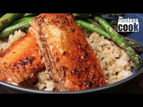 Miso Maple Glazed Salmon Rice Bowl