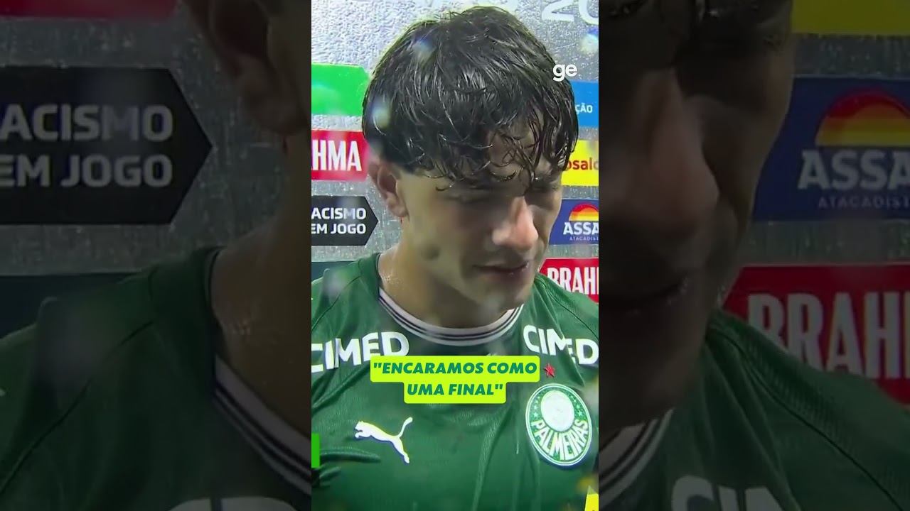 GIAY CELEBRA GOLEADA DO PALMEIRAS CONTRA O CORINTHIANS COM DOIS GOLS | #shorts | ge.globo