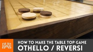 Learn how to make the tabletop game Othello (or Reversi) Subscribe to my channel: http://bit.ly/1k8msFr Sponsored by : QALO http://