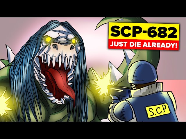 Most Dangerous SCP-682 Cross Test Battles (SCP Animation) 