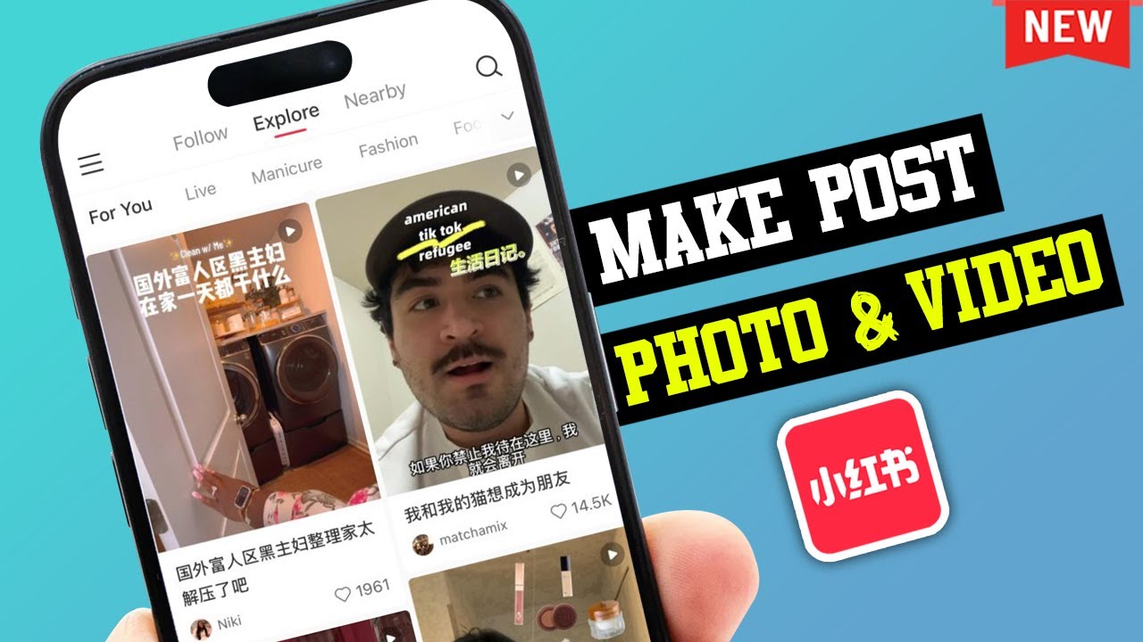 How To Post on RedNote App - YouTube