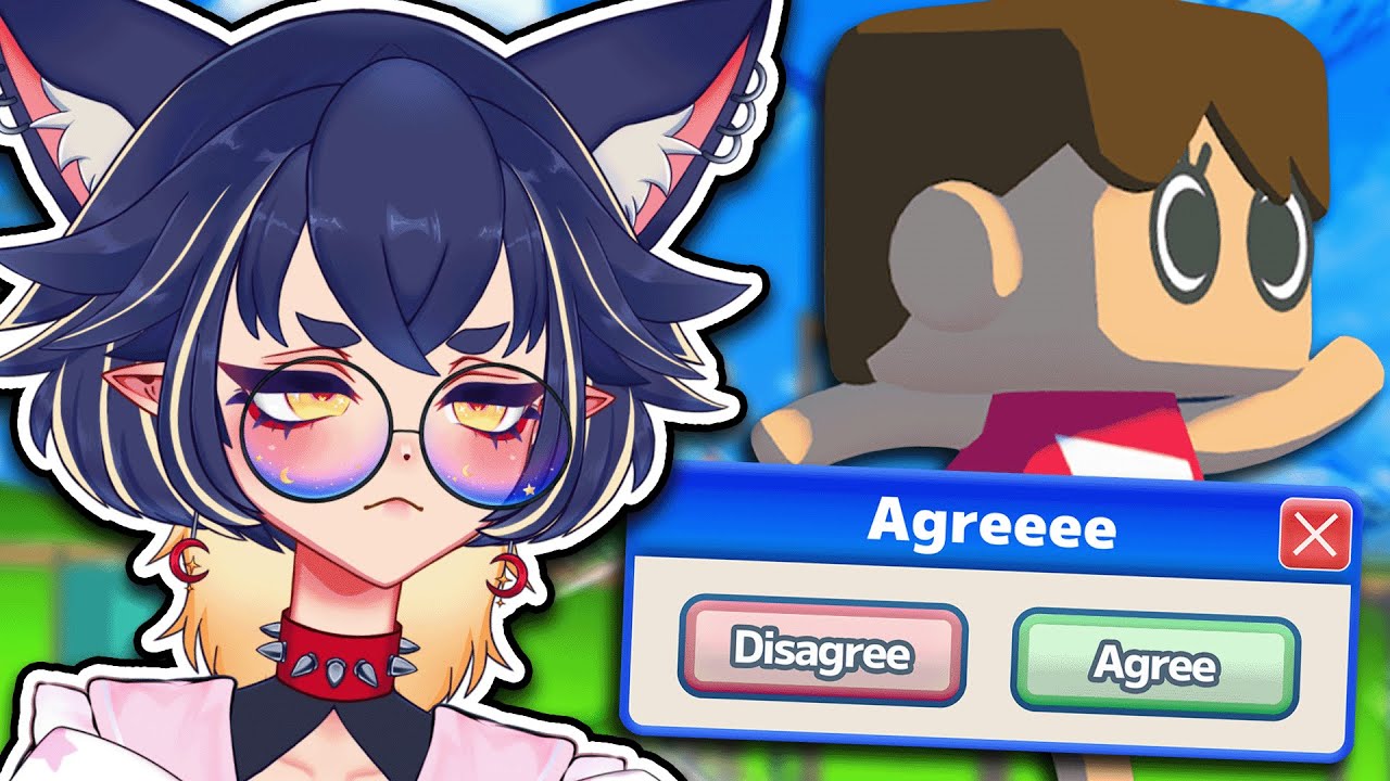 【Agreeee】latina catgirl gets ragebaited by videogame