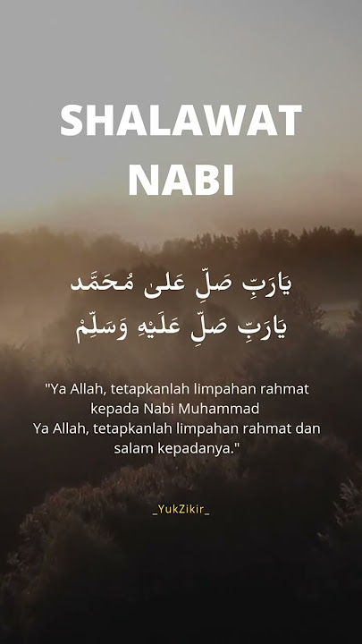Shalawat Nabi Merdu - Ya robbi Sholli Ala Muhammad