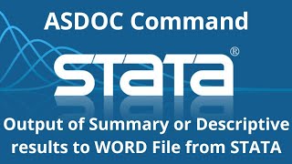 Create Summary Or Descriptive Table From Stata To Word File Youtube