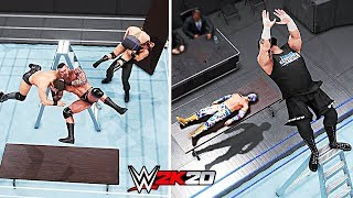 WWE 2K20 Top 10 Awesome Moments vs Epic Fails!!