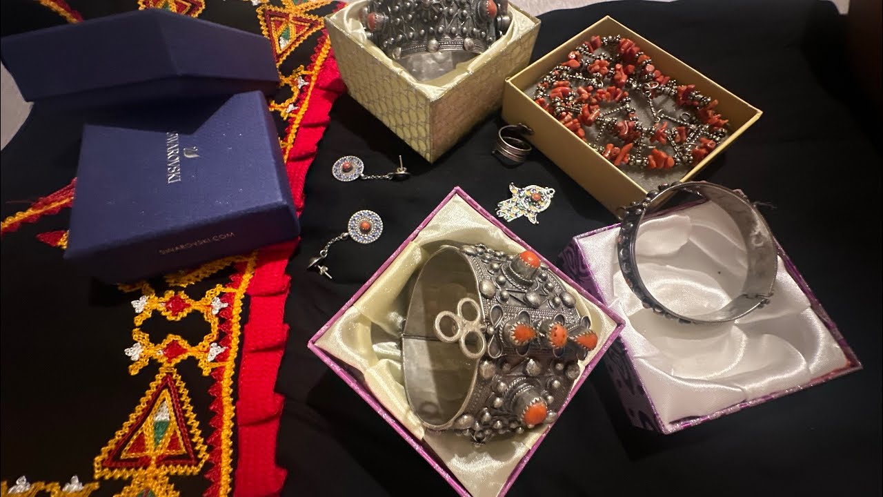 Ma collection de bijoux kabyles - مشترياتي من الفضة - مجوهرات قبائلية 😍❤️