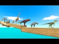 The Bumpy Bridge Challenge – Who Will Reach the Evolution Gate?| Animal Revolt Battle Simulator