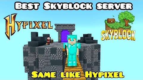 😱 || This is the best Hypixel Skyblock server || 🤩 || How to play hypixel skyblock in Minecraft PE