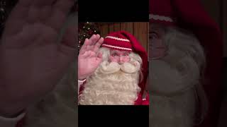 Met Santa in Autumn!Wow!🎅#santa #santaclaus #santaclausvillage #finland #christmas #kseniyasimonova