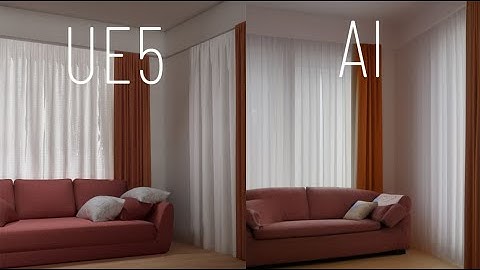 |From AI Image to Unreal Engine 5 Scene| #1 | Small Cozy Corner | x4 Timelapse |