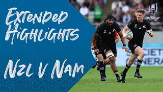 Extended Highlights: New Zealand 71-9 Namibia - Rugby World Cup 2019
