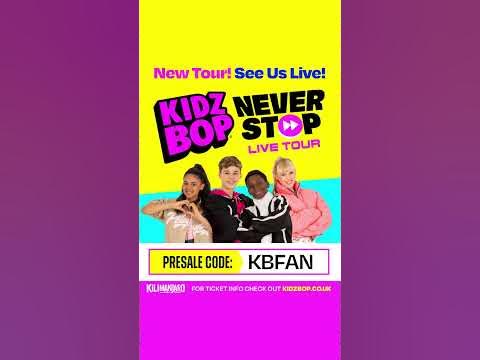 UK Fans! FAN CLUB PRESALE begins TODAY @ 10AM! USE CODE "KBFAN" for tix