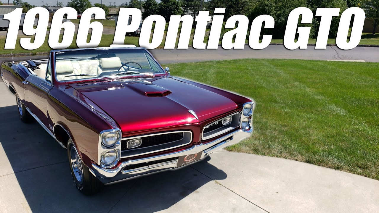 1966 Pontiac Gto Convertible For Sale Vanguard Motor Sales 4783 Youtube