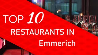 Top 10 best Restaurants in Emmerich, Germany