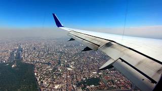 Landing at Mexico City's Benito Juarez International Airport (MEX/MMMX) 2017-11