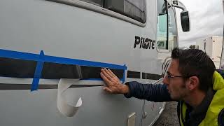 Caravan and Motorhome decal replacement. How to