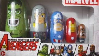 The Avengers Stacking Cups Toy Surprise Eggs Hulk Captain America Thor Starw Wars