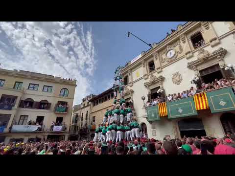 3de10fm carregat dels Castellers de Vilafranca per Sant Fèlix