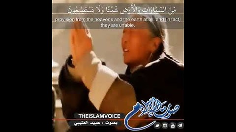 ويعبدون من دون الله ما لا يملك لهم رزقا من السماوات والأرض شيئا ولا يستطيعون - سورة النحل