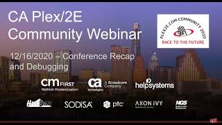 CA 2E SYNON and CA Plex  Dec 16th 2020 Community Webcast