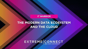 The Modern Data Ecosystem and the Cloud