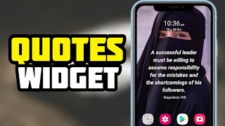 Quotes Widget Android app Tutorial | Daily Motivational Quotes app screenshot 5