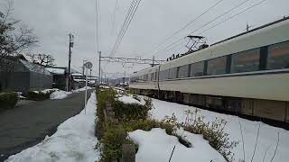 特急しらさぎ62号 683系8000番台N03 鯖江駅発車