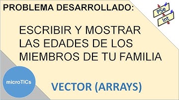 Algoritmos Arrays (Vectores) en PSeInt - AlgoritmoVectorNo3