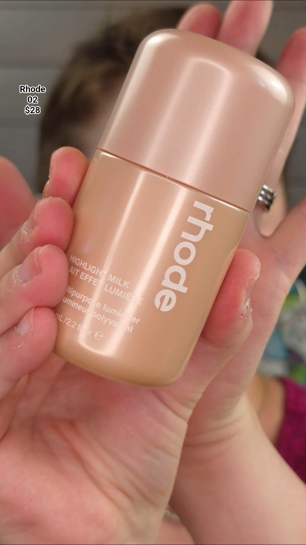 NEW Rhode Highlight Milk 02… dewy, glossy, instant glass‑skin