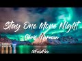 Chris Norman - Stay one more night Lyrics