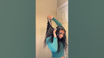 Curly Quick Weave Tutorial | Flip over 🤩🔥