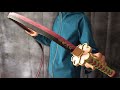 ペーパークラフト/甘露寺蜜璃の日輪刀を作る/鬼滅の刃 #つくるさん