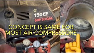 HOME AIR COMPRESSORS OIL FREE HOW THEY WORK, DIAGNOSING & REBUILDING ONE THAT'S NOT WORKING PROPERLY