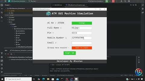 🚀 ATM Machine Simulation using Java Swing & SQLite