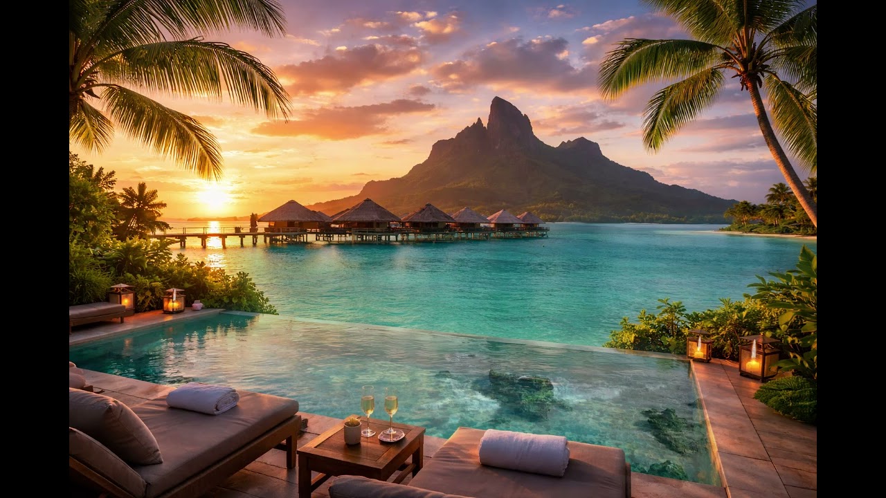 Relaxing Jazz Music in the Maldives 🌴 Tropical Lounge for Studying, Sleep & Chill 2026