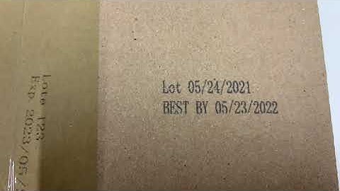 Meenjet MX1 Printer Lot & Date Coding Cardboard Box