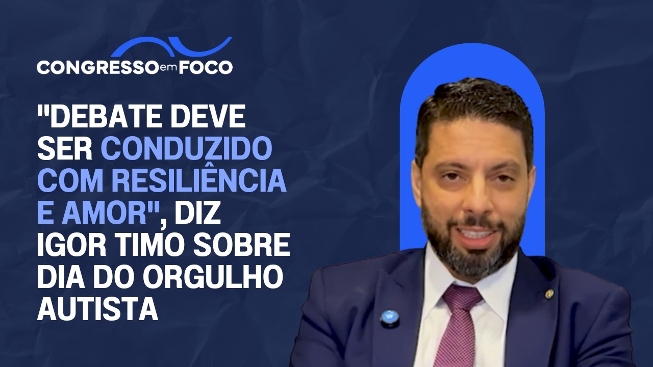 "Debate deve ser conduzido com resiliência e amor", diz Igor Timo sobre Dia do Orgulho Autista "Debate deve ser conduzido com resiliência e amor", diz Igor Timo sobre Dia do Orgulho Autista