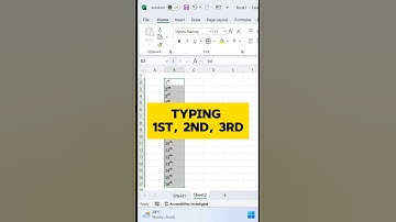 Superscript Trick in Excel #exceltips #exceltricks #explore