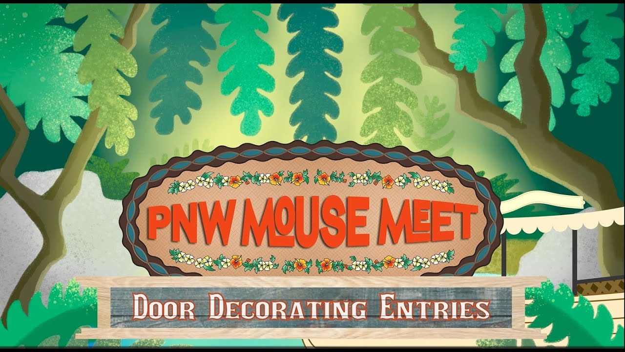 2023 PNW Mouse Meet Room Door Decorating Contest! - YouTube