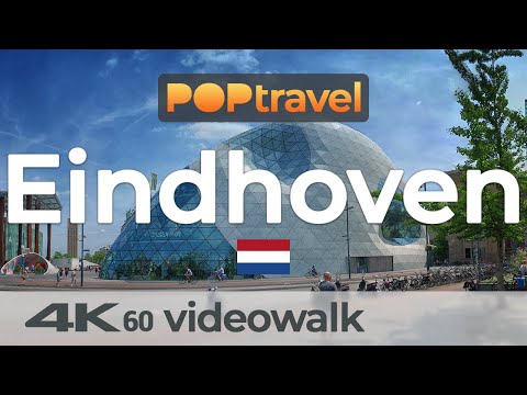 Walking in EINDHOVEN / Netherlands - 4K 60fps (UHD)