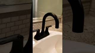 Allen &amp; Roth Dunmore Bath Faucet REVIEW (Matte black finish)