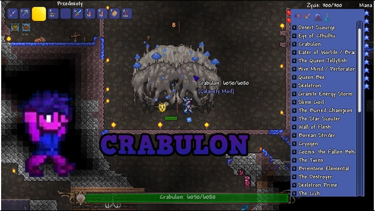 Terraria Boss Checklist #5 - Crabulon (Expert mode) 