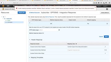 AWS re:Invent 2015: Demo Part 6 - Amazon API Gateway CORS