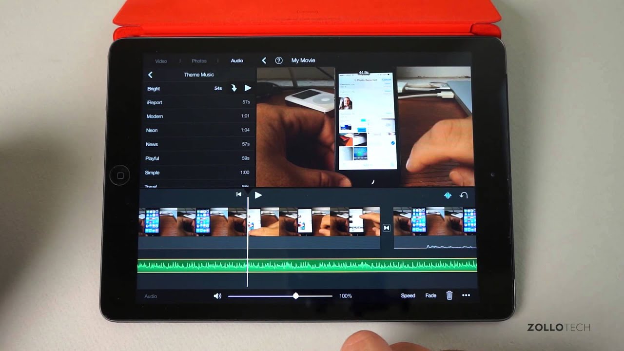 musica su iphone per imovie