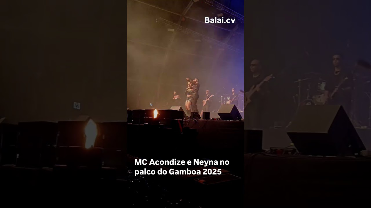 MC Acondize e Neyna no palco do Gamboa 2025