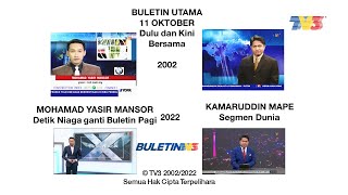 Buletin Pagi Detik Niaga dan Buletin Utama TV3 Continuity 11 Oktober 2002 dan 2022