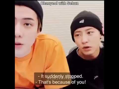 الفرق بين تشانيول لما يضرب سيهون Vs تشانيول مع بيكهيون Exo Chanyeol Baekhyun Shorts 