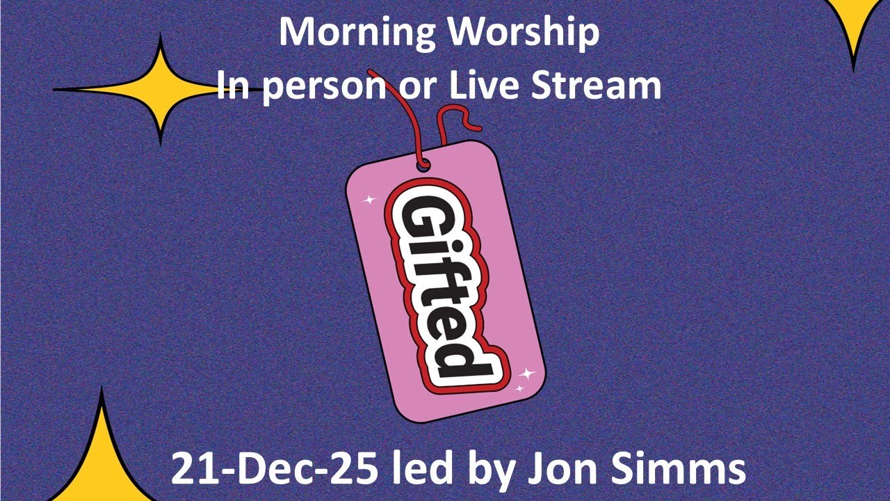 Morning Worship from Muswell Hill Methodist Church with Jon Simms